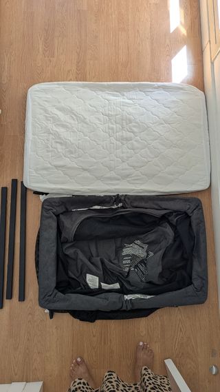 Cuna de viaje Pamo Babe plegable + funda