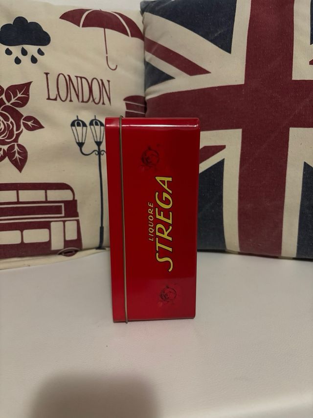 Scatola in Latta Liquore Strega Vintage