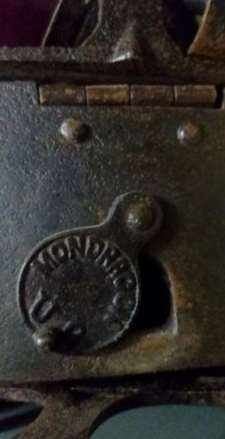 Plancha antigua de hierro