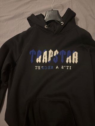 Felpa Trapstar nera con logo