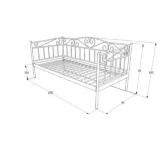 Diván de forja Carrefour