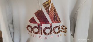 Sudadera Adidas blanca