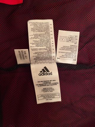 Chaqueta AC Milan Adidas Vintage Roja