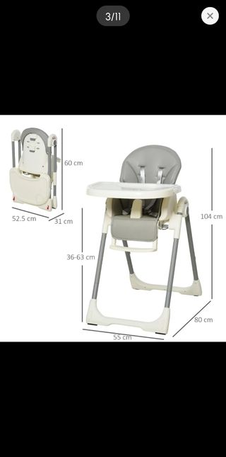 Trona bebé ajustable