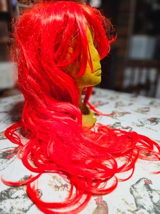 Parrucca rossa sintetica Sirenetta / Jessica Rabbi