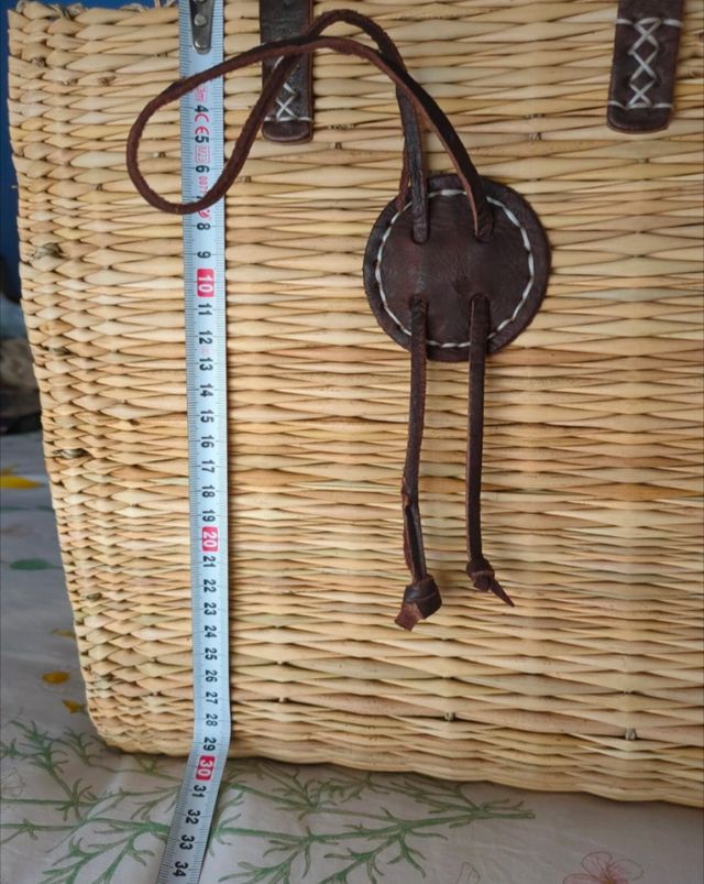 Capazo Tacatuca mimbre cuadrado