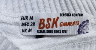 Camiseta asimétrica blanca Talla M