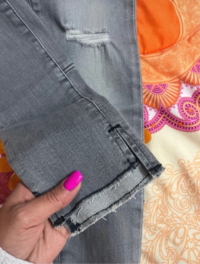 Jeans Armani Exchange grigi strappati