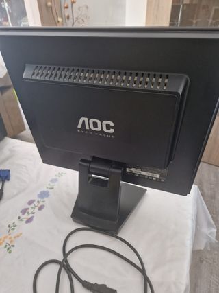 Pantalla AOC TFT1780PS+ 17 Plata/Negro