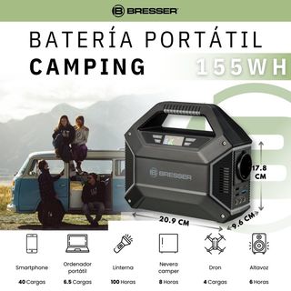 Fuente Alimentación Portátil Bresser 42000 mAh