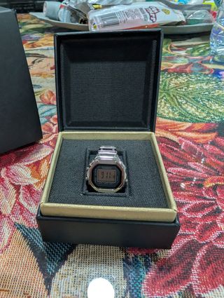 Anillo 
Reloj Casio Plata modelo CRW-001-1