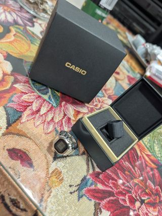 Anillo 
Reloj Casio Plata modelo CRW-001-1