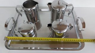 Juego de desayuno o café o té Bra Acero Inoxidable
