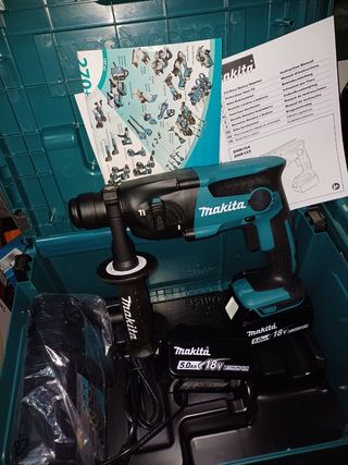 Taladro percutor Makita DHR165RTJ SDS Plus 18V