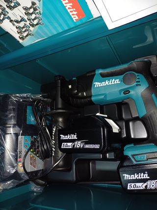 Taladro percutor Makita DHR165RTJ SDS Plus 18V
