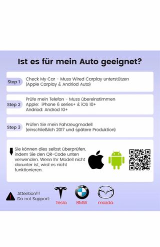 Carplay Rampow wirelles per iphone e android Nuovo