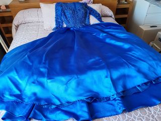 Vestido de madrina azul