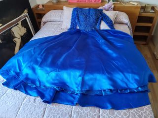 Vestido de madrina azul
