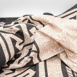 Tela de picnic Mandala Negro y Marrón Talla XXXL