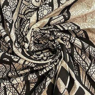 Tela de picnic Mandala Negro y Marrón Talla XXXL