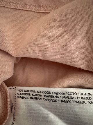 Camiseta Mango rosa manga larga