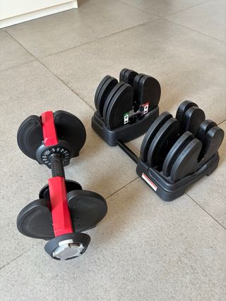 Mancuerna Ajustable 2-40kg Kit 2 en 1