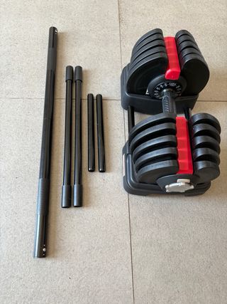 Mancuerna Ajustable 2-40kg Kit 2 en 1