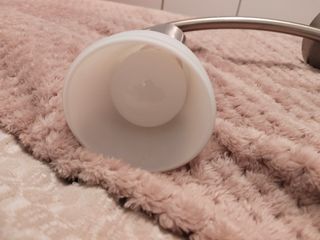 2 Lámparas de techo 3 focos plateada. 15€/UD.