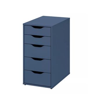 Cajonera Alex Ikea Azul 36x70