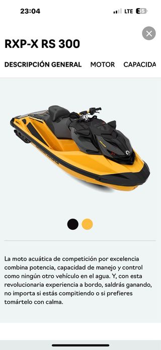 Seadoo RXP X RS 300 Bombardier  350cv 2021