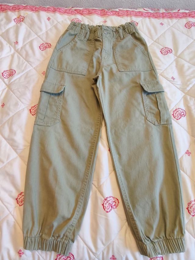 Lote 3 Pantalones Niña 7-8 Años medida 122 cm