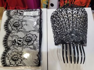 Mantilla 130x250 con peineta grande
27x25