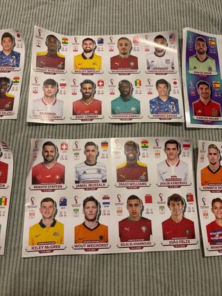 Lote 88 cromos EXTRA del Mundial Qatar 2022
