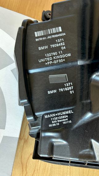 Admisión MINI F56 JCW ~ Filtro de aire BMW NUEVO