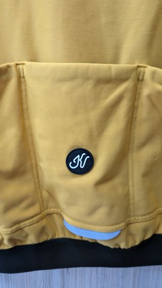 Chaqueta Kvsport entretiempo amarillo mostaza