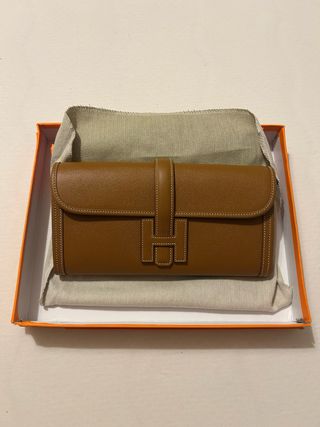 Pochette Hermès Marrone
