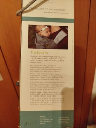 Mochila Porteo Boba Gris