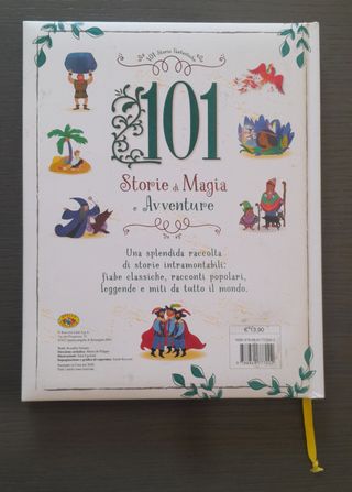 Libro per bambini 101 storie di magia e avventura