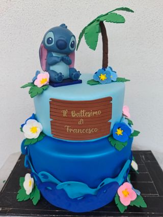 Torta scenografica Stitch Disney