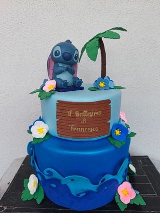 Torta scenografica Stitch Disney