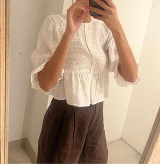 Blusa romántica Zara