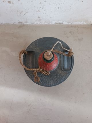 Vecchia bottiglia di damajuana