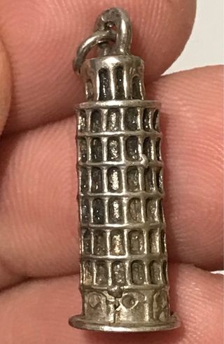 Colgante Plata Torre Pisa + Regalo