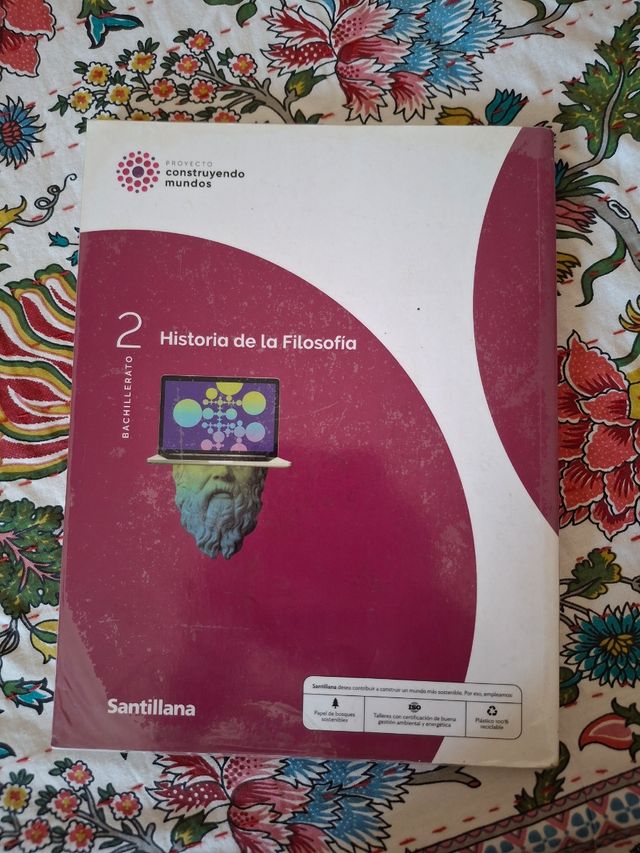 Libro Historia de la Filosofía 2Bach