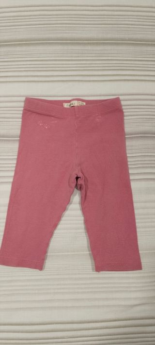 Leggings bebé 6-12 meses rosa
