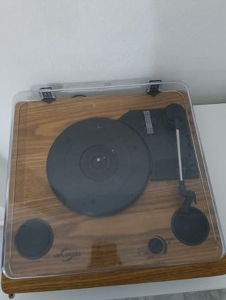 Reproductor de Vinilos VIFLYKOO Marrón/Negro