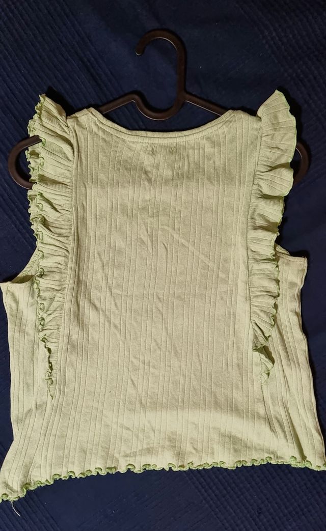 Blusa ligera niña Kiabi verde