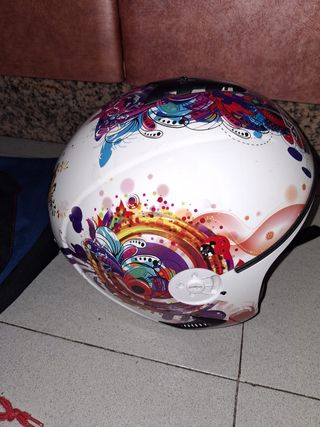 Casco de moto LS2 con bolsa