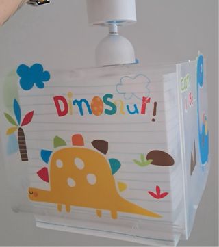 Lámpara Techo Infantil Dalber Dinosaurios