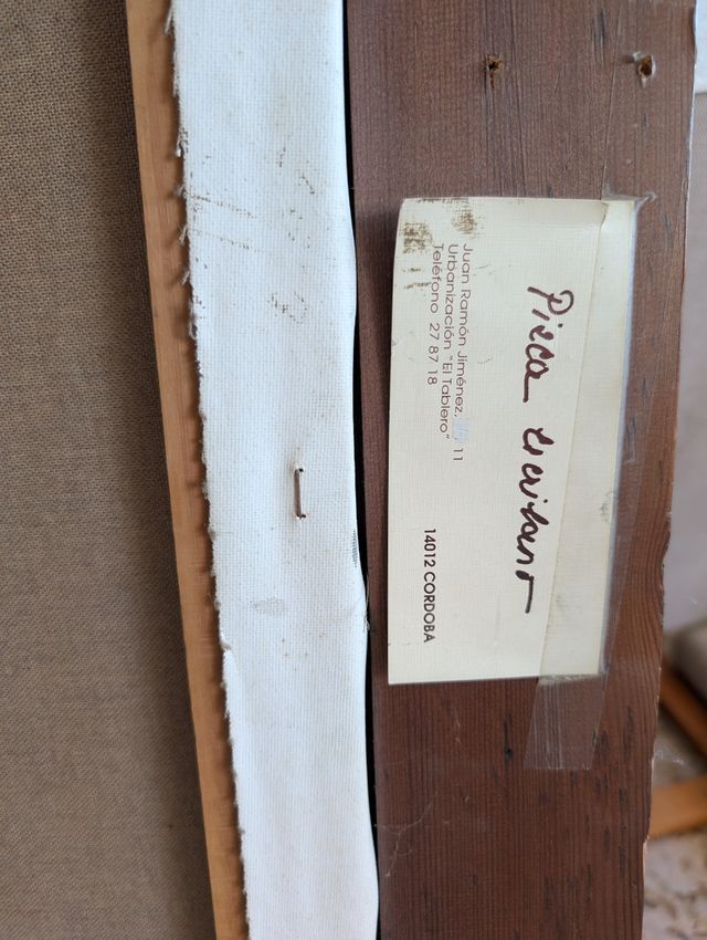 Cuadro Pizca Escribano